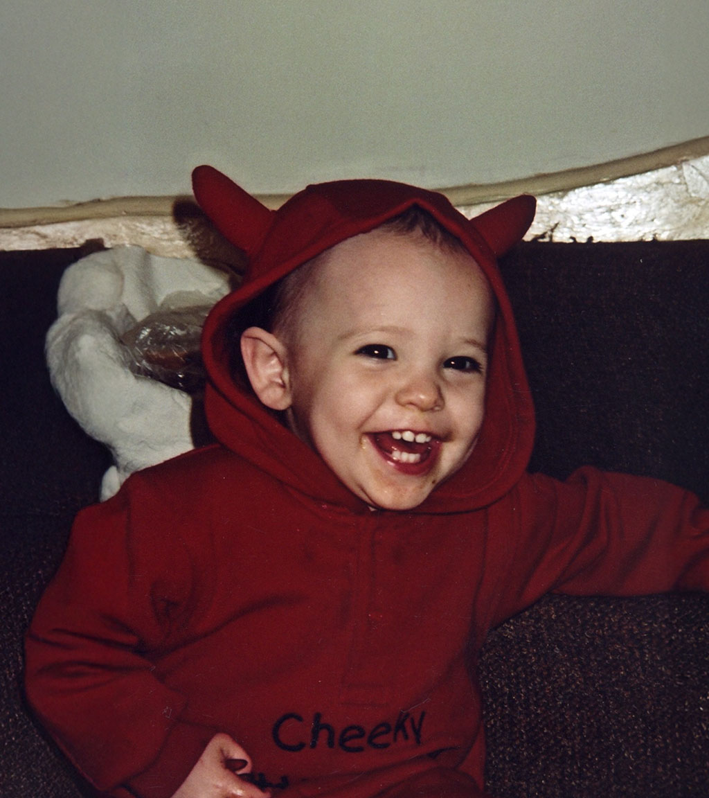 Bryony Scott as a youngster