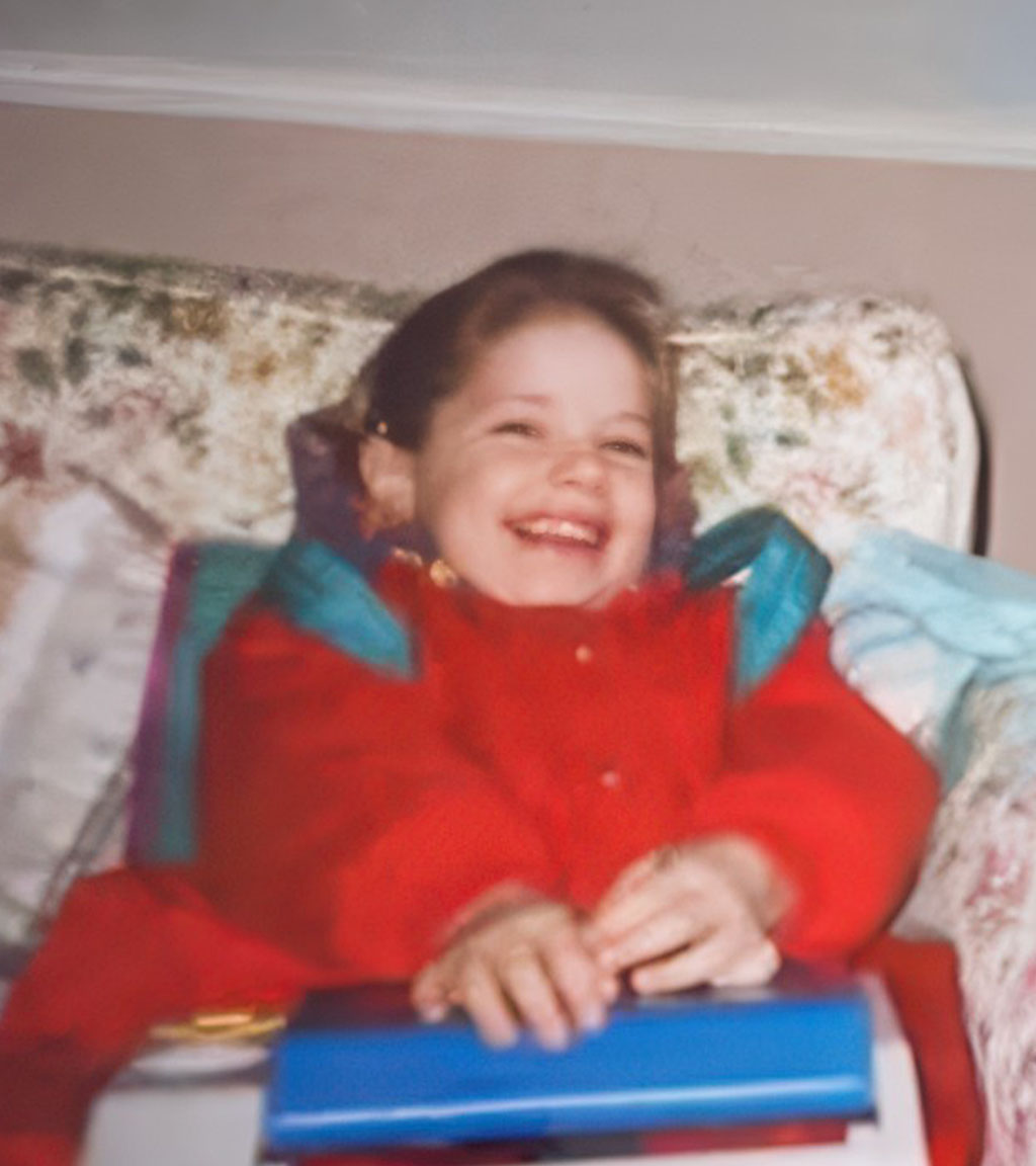 Lou Baltuschat Hollis as a youngster